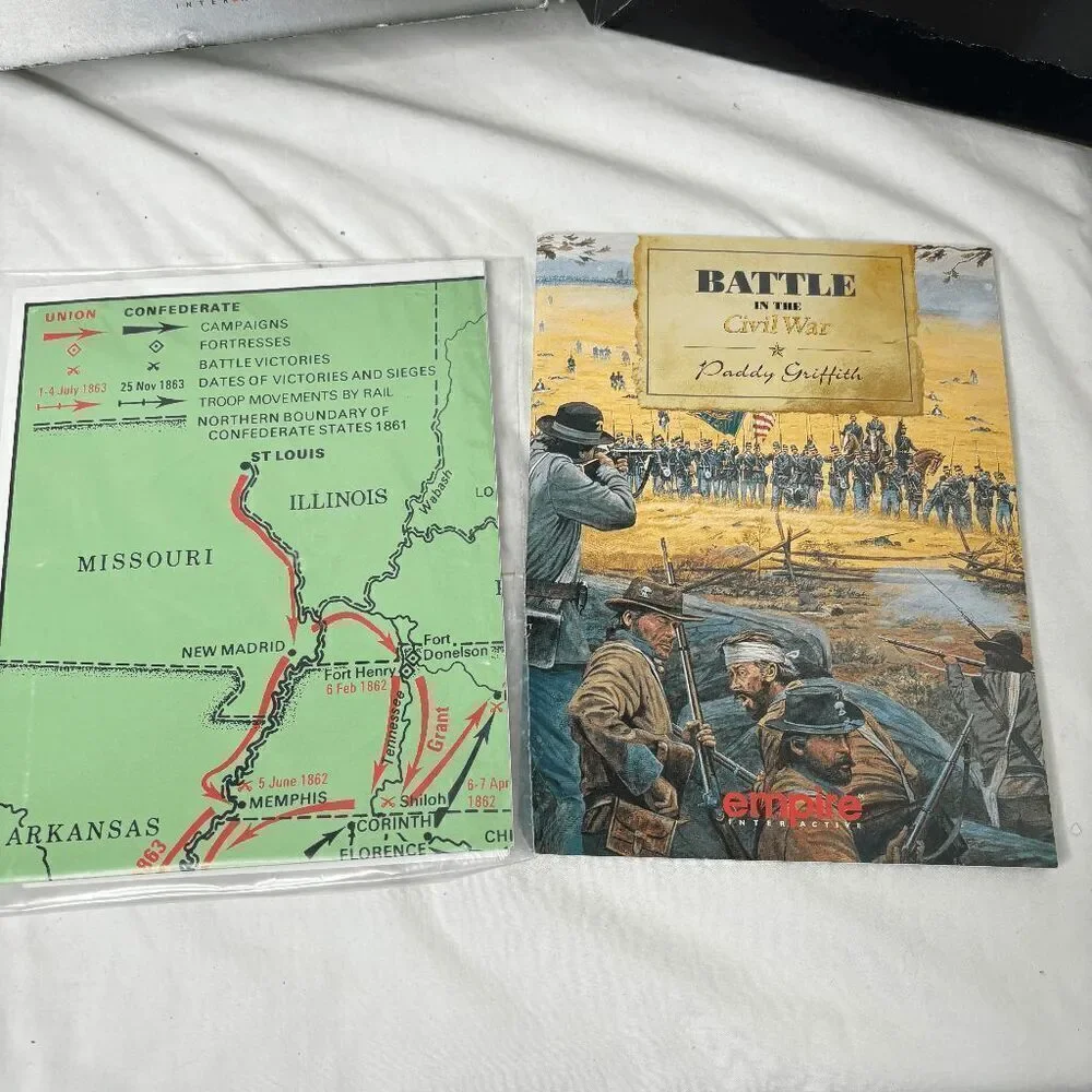 VINTAGE 90s BIG BOX PC Game -‎ The Civil War - Empire Interactive